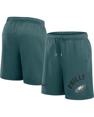 Nike Midnight Philadelphia Eagles Arched Kicker Shorts - Green