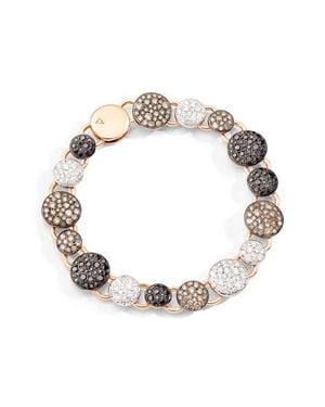 Pomellato Sabbia 18K Diamond Pavé Station Bracelet - White