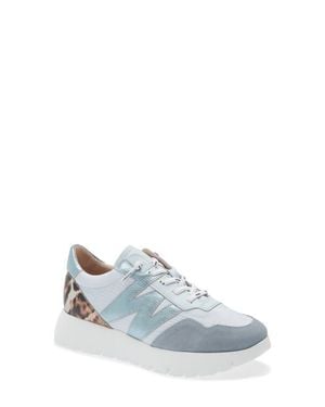 Wonders Lace-Up Platform Sneaker - White