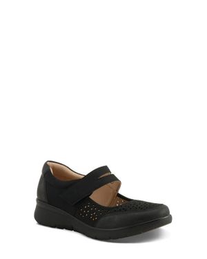 Flexus by Spring Step Pendleton Wedge Mary Jane - Black