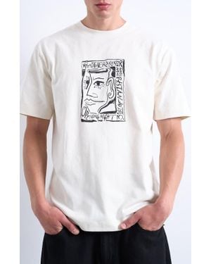 TOPMAN Cotton Graphic T-Shirt - White