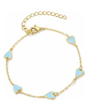 Donatello Gian Tone Station Heart Bracelet - Metallic