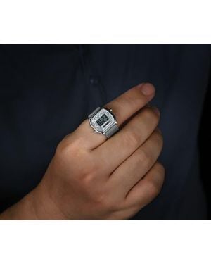 Breed Austin Lcd Silicone Ring Watch - Gray