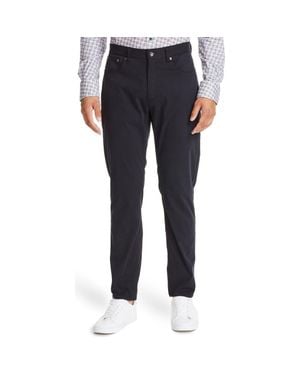 W.r.k. Leone Slim Straight Leg Twill Pants - Blue