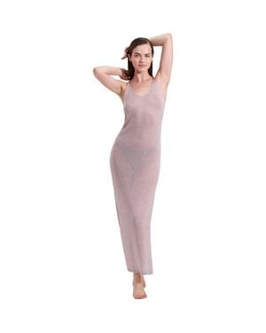Luma Gottex Solar Shimmer Knit Dress Cover-Up - Purple