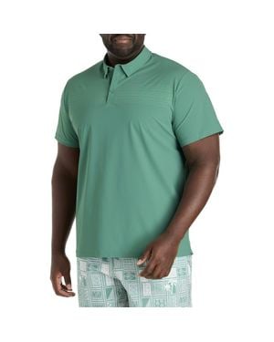 Society of One by DXL Big & Tall Performance Polo Shirt - Green
