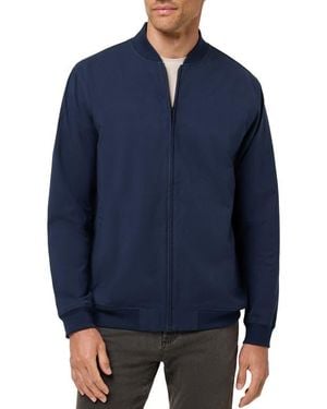 Travis Mathew Stretch Cotton Bomber Jacket - Blue