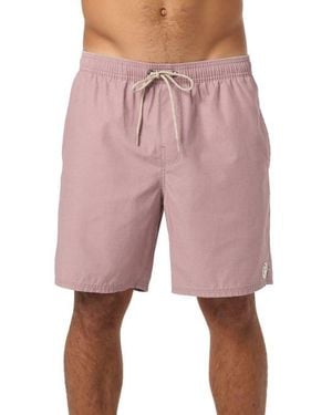 O'neill Sportswear Og Fader Drawstring Board Shorts - Red