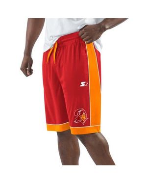 Starter Tampa Bay Buccaneers Fan Favorites Vintage Logo Shorts - Red