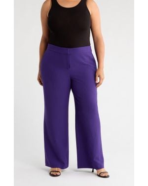 Tahari Wide Leg Pants - Purple