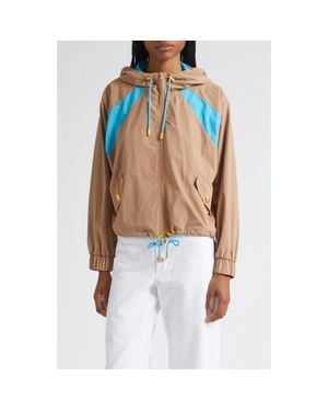 L'Agence Lark Colorblock Windbreaker - Blue