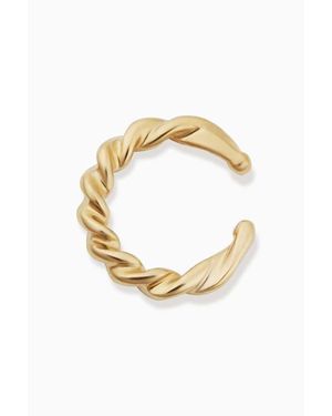 Oradina 14K With A Twist Ear Cuff - Metallic