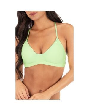 Hurley Racerback Bikini Top - Green