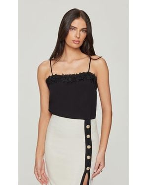 Generation Love Leah Lace Combo Cami - Black