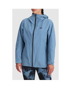 Outdoor Research Stratoburst Packable Rain Jacket - Blue