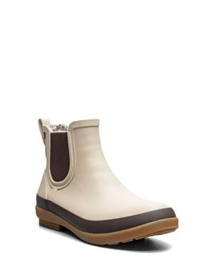 Bogs Amanda Ii Waterproof Insulated Chelsea Rain Boot - White