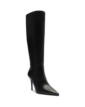 SCHUTZ SHOES Mikki Up Knee High Boot - Black