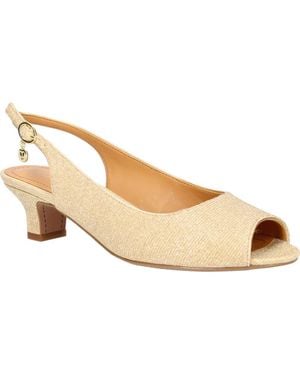 J. Reneé Jenvey Slingback Sandal - Natural