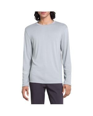 Theory Essential Long Sleeve T-Shirt - Gray