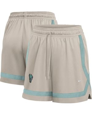 Nike New York Liberty Studio Fleece Shorts - Natural