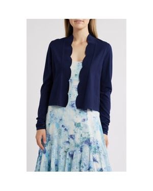 Kay Unger Logan Cardigan - Blue