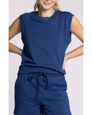 Thread & Supply Paulie Sleeveless Knit Top - Blue