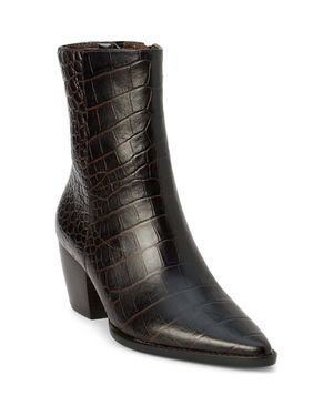 Matisse Caty Western Pointed Toe Bootie - Black