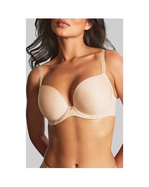 Panache Faith Underwire Super Plunge T-Shirt Bra - Brown