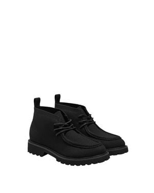 VIVAIA Francis Round-Toe Lug Sole Ankle Boots - Black
