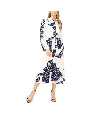 chinese dress ladies Halogen x Atlantic-Pacific Navy Bow Detail Lace Dress main image 0