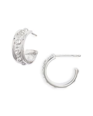 Anzie Dew Drop Méditerranée Hoop Earrings - Metallic