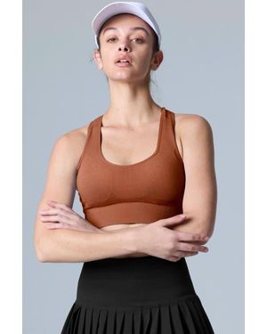 COZY ZERO Tech Merino Mid-Support Sports Bra - Gray