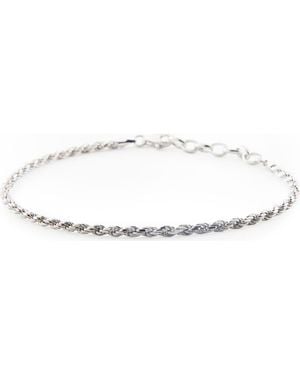 Serge Denimes Rope Bracelet - White