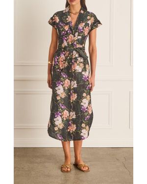 Aqua Blu Australia Button Up Camilla Dress - Natural