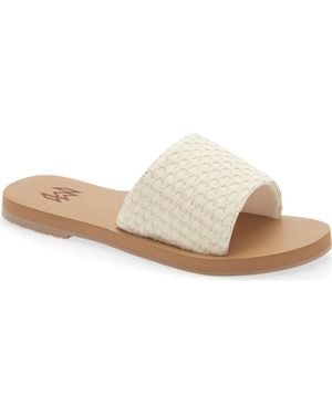 MALVADOS Ellie Slide Sandal - White