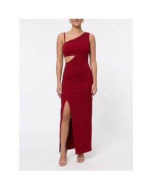 Rachel Roy Phoenix One Shoulder Maxi Gown - Red