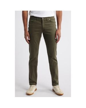 Brax Cadiz Stretch Cotton Straight Leg Pants - Green