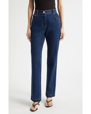 Toccin Cynthia High Waist Cigarette Jeans - Blue