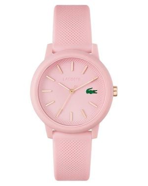 Lacoste 12.12 Silicone Strap Watch, 36Mm - Pink