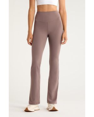 Zella Studio Luxe Bootcut Leggings - Pink