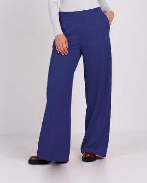 Kettlewell Ponte Wide Leg Pants - Blue