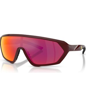 Scuderia Ferrari 36Mm Pillow Sunglasses - Red