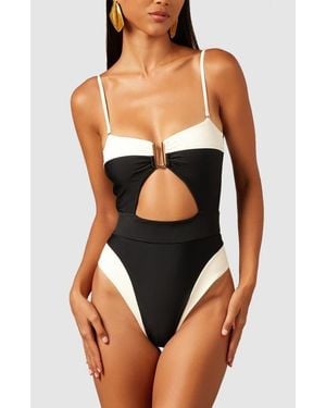 Mbm Swim Cherish One-Piece Swimsuit - Black