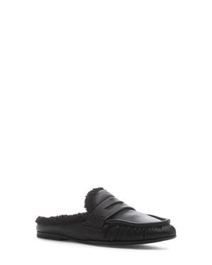 275 Central Vivien Loafer Mule - Black
