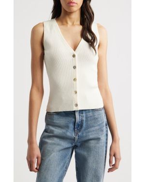 Rails Rose Rib Sweater Vest - Blue