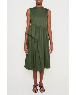 The Lulo Project The Bloodline Ruffle Sleeveless Midi Dress - Green