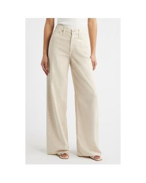 Rag & Bone Sofie High Waist Wide Leg Jeans - Natural