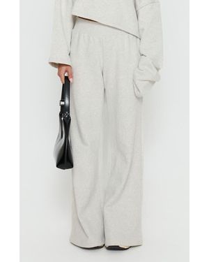 Princess Polly Peaks Wide Leg Sweatpants - White