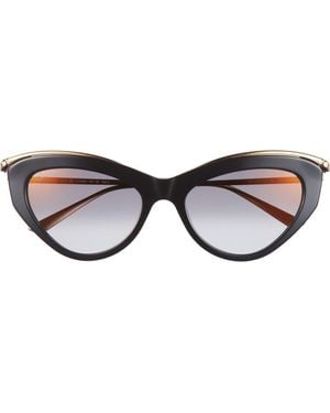 Cartier 55Mm Gradient Cat Eye Sunglasses - Brown