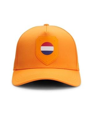 BOSS Poulin Lux Flag Patch Adjustable Baseball Cap - Orange
